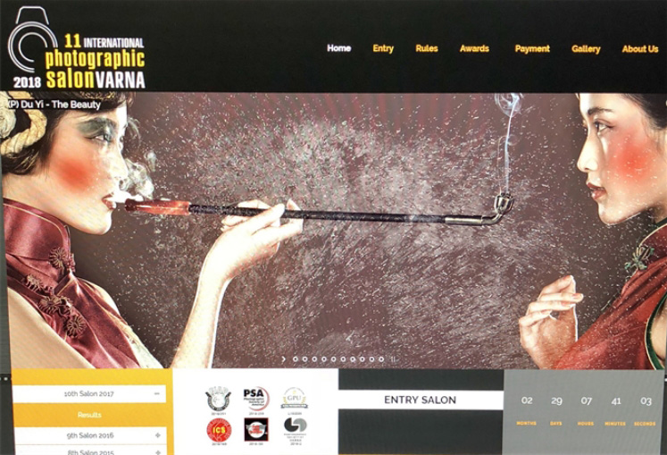 Cuộc thi ảnh quốc tế Photographic Salon Varna lần thứ 11 năm 2018 tại Bulgaria